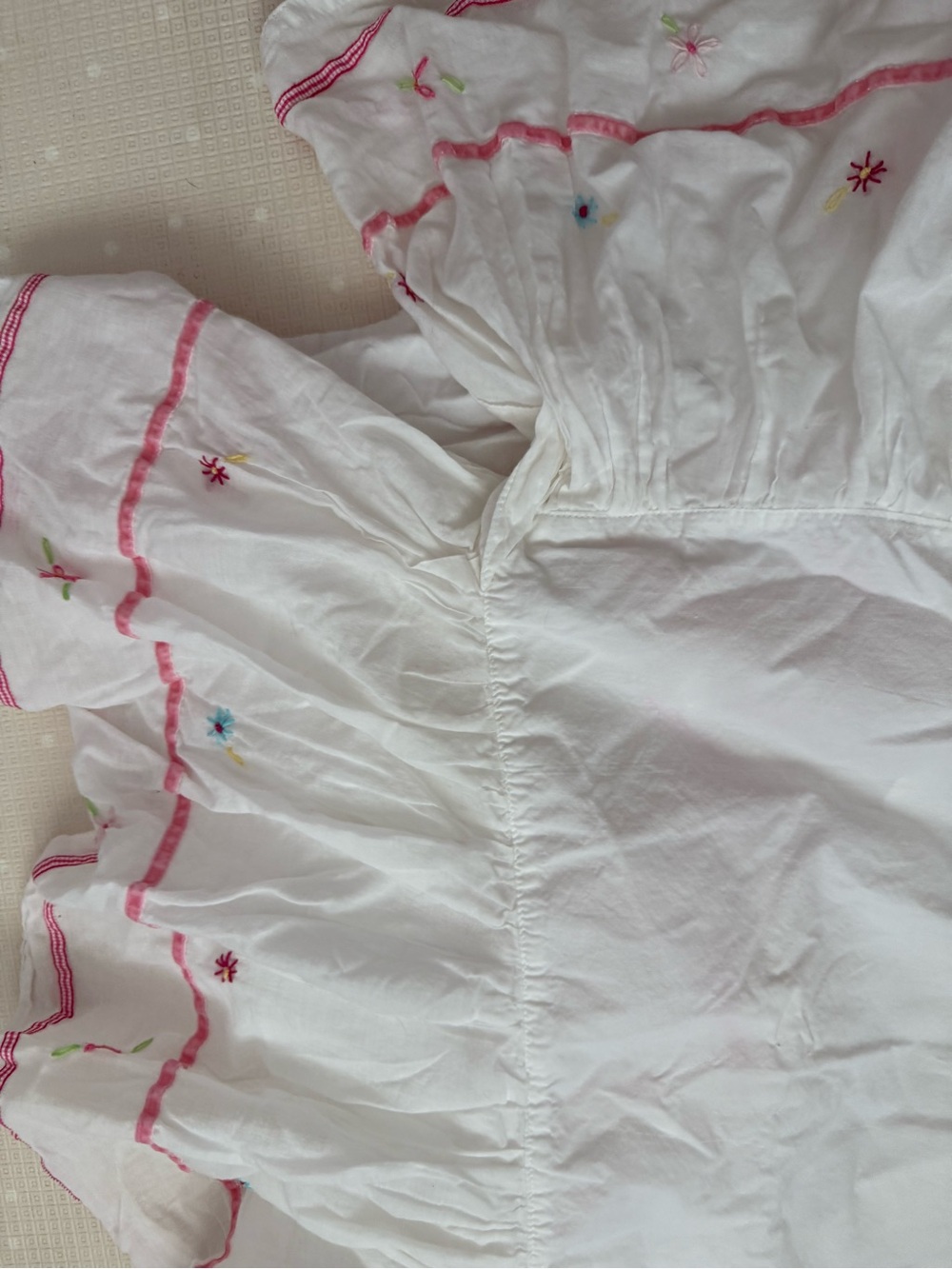 Pottery Barn Kids Crib Butterfly Bedding Set Quilt Sheet Skirt Vintage 2009 - Picture 11 of 11